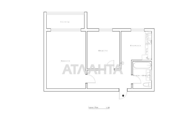 2-кімнатна квартира за адресою Люстдорфська дор. (площа 48,6 м²) - Atlanta.ua - фото 20