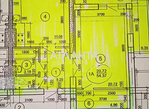 1-комнатная квартира по адресу ул. Цветаева ген. (площадь 56,7 м²) - Atlanta.ua