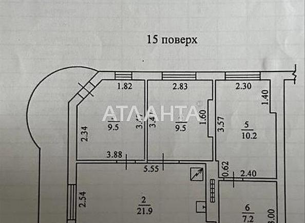 3-кімнатна квартира за адресою Полуничний пров. (площа 77,6 м²) - Atlanta.ua - фото 11