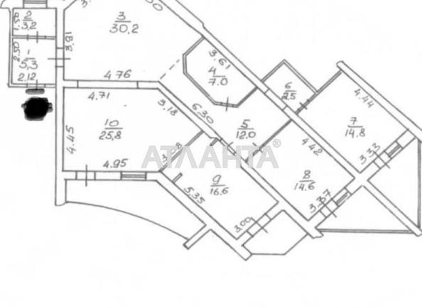 Многокомнатная квартира по адресу ул. Посмитного (площадь 145 м²) - фото 13 Многокомнатная квартира по адресу ул. Посмитного (площадь 145 м²) - Atlanta.ua - фото 13