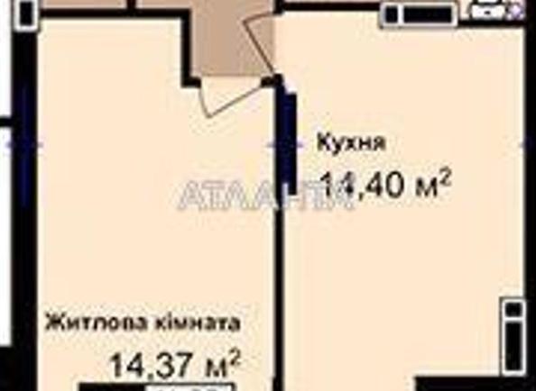 1-кімнатна квартира за адресою вул. Сахарова (площа 39,0 м²) - Atlanta.ua - фото 3