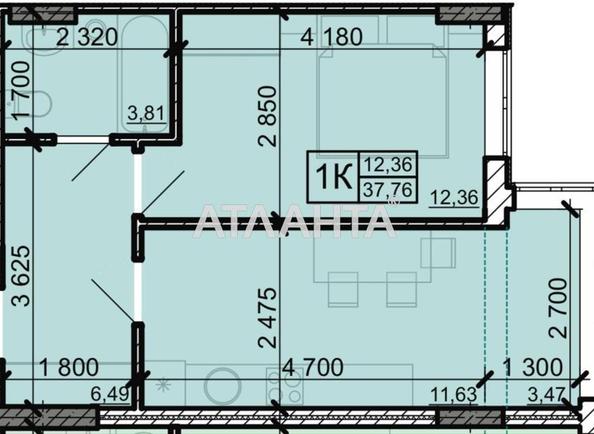 1-room apartment apartment by the address st. Vilyamsa ak (area 38 m²) - Atlanta.ua - photo 4