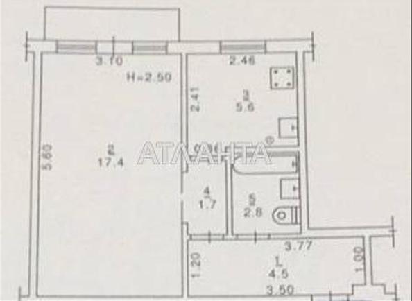 1-room apartment apartment by the address st. Krasnova (area 32,7 m²) - Atlanta.ua - photo 9