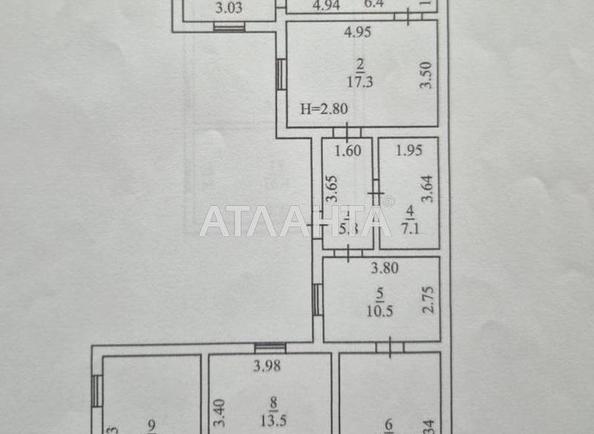 Будинок за адресою вул. Винниченка (площа 180,7 м²) - Atlanta.ua - фото 8