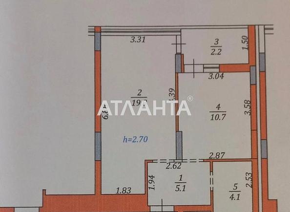 1-кімнатна квартира за адресою вул. Пасічна (площа 41,9 м²) - Atlanta.ua - фото 11