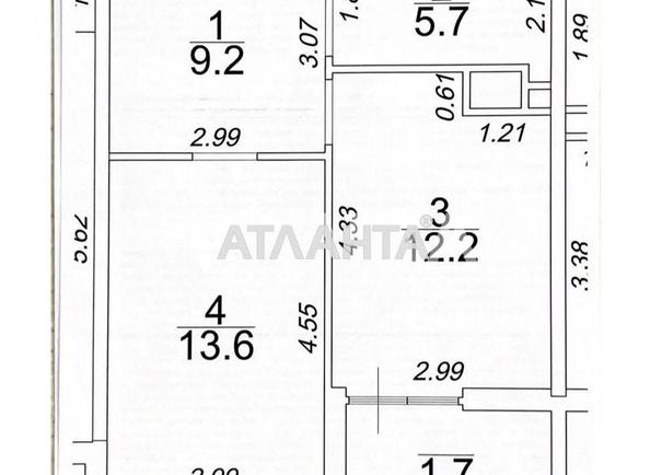 1-кімнатна квартира за адресою вул. Краснова (площа 42,4 м²) - фото 17 1-кімнатна квартира за адресою вул. Краснова (площа 42,4 м²) - Atlanta.ua - фото 17
