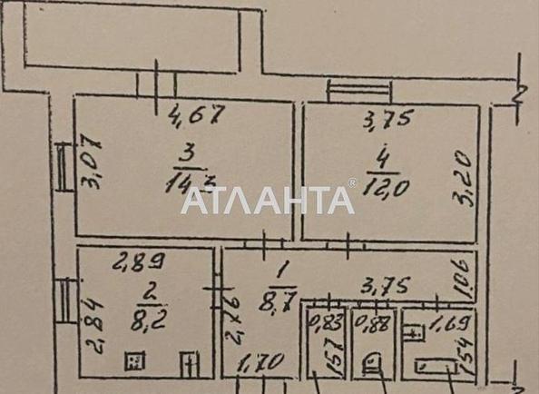 2-кімнатна квартира за адресою вул. Левітана (площа 51,6 м²) - Atlanta.ua - фото 12