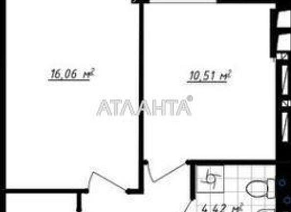 1-комнатная квартира по адресу ул. Сахарова (площадь 41,9 м²) - Atlanta.ua - фото 6