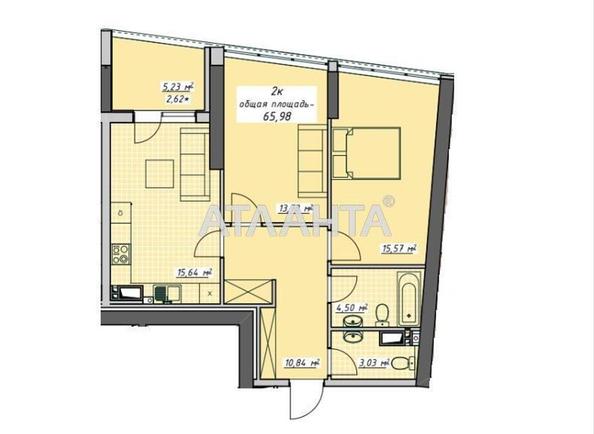 2-комнатная квартира по адресу Курортный пер. (площадь 66,0 м²) - Atlanta.ua - фото 5
