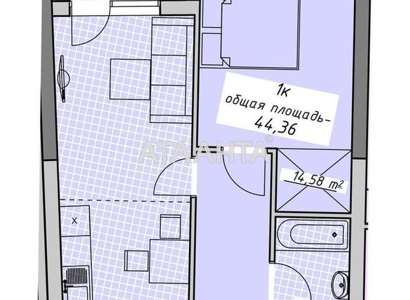 1-room apartment apartment by the address st. Kurortnyy per (area 44,7 m²) - Atlanta.ua - photo 7