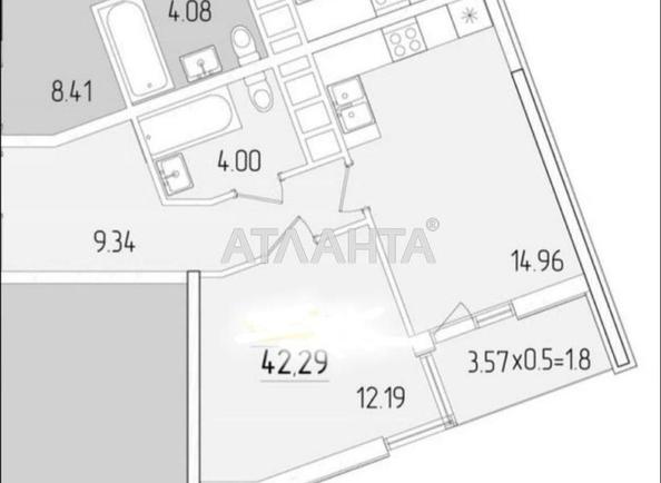 1-кімнатна квартира за адресою вул. Краснова (площа 42,3 м²) - Atlanta.ua - фото 6