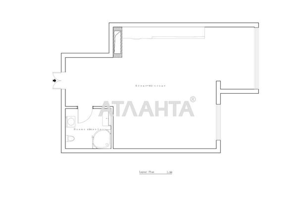 1-комнатная квартира по адресу ул. Анатолия Петрицкого (площадь 46,4 м²) - Atlanta.ua - фото 23