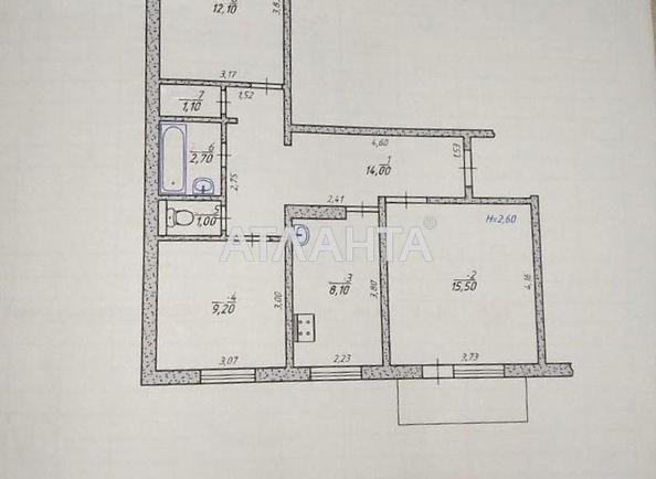 3-кімнатна квартира за адресою вул. Комарова Володимира (площа 71,8 м²) - Atlanta.ua - фото 9