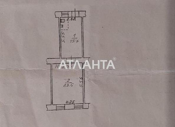 1-комнатная квартира по адресу ул. Черноморского Казачества (площадь 39,3 м²) - Atlanta.ua - фото 12