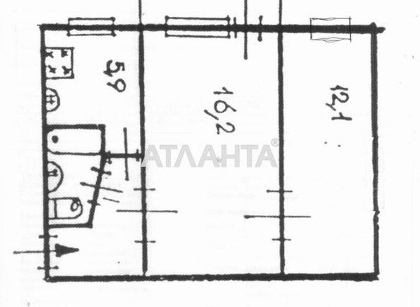 2-комнатная квартира по адресу ул. Петрова ген. (площадь 45 м²) - Atlanta.ua