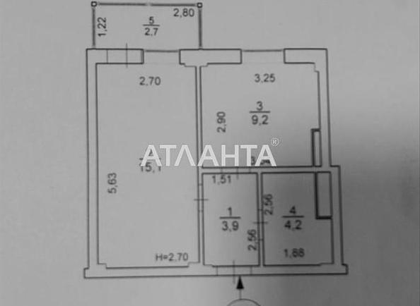 1-комнатная квартира по адресу ул. Святослава Рихтера (площадь 35,1 м²) - Atlanta.ua - фото 10