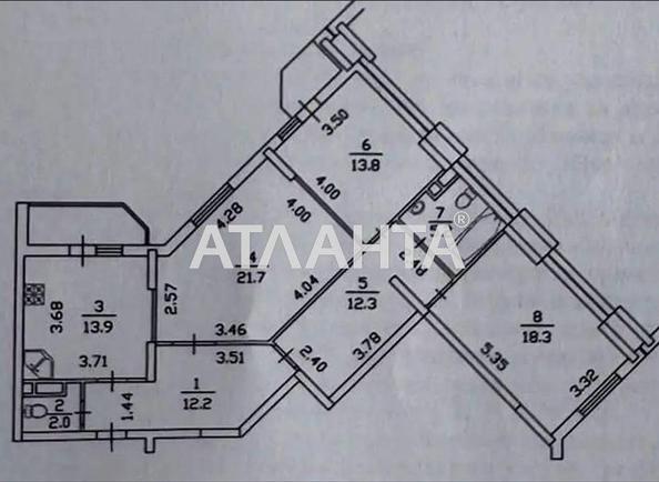 3-кімнатна квартира за адресою вул. Композитора Мейтуса (площа 101,3 м²) - Atlanta.ua - фото 24