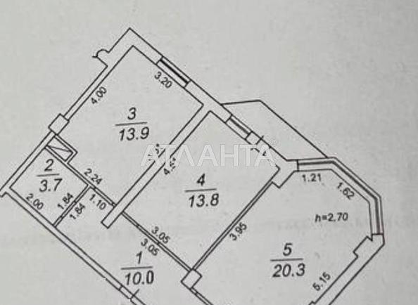 2-кімнатна квартира за адресою вул. Проценка (площа 65,1 м²) - Atlanta.ua - фото 14