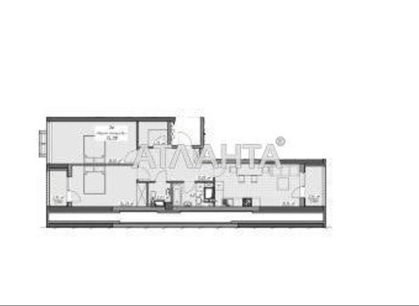 2-кімнатна квартира за адресою Курортний пров. (площа 78 м²) - Atlanta.ua - фото 24