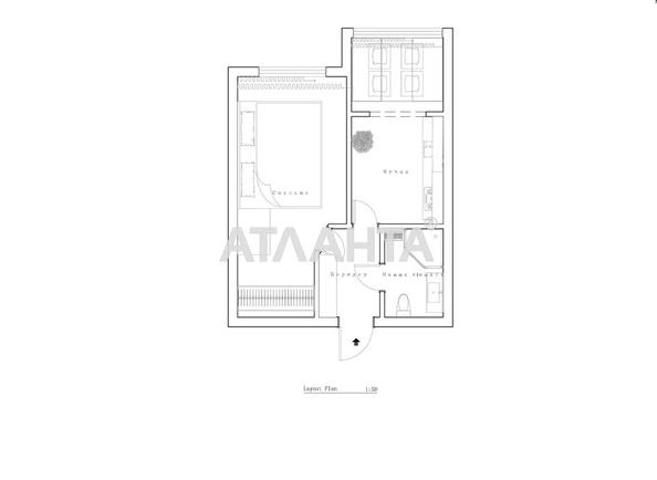 1-кімнатна квартира за адресою вул. Відпочинку (площа 37,6 м²) - Atlanta.ua - фото 12