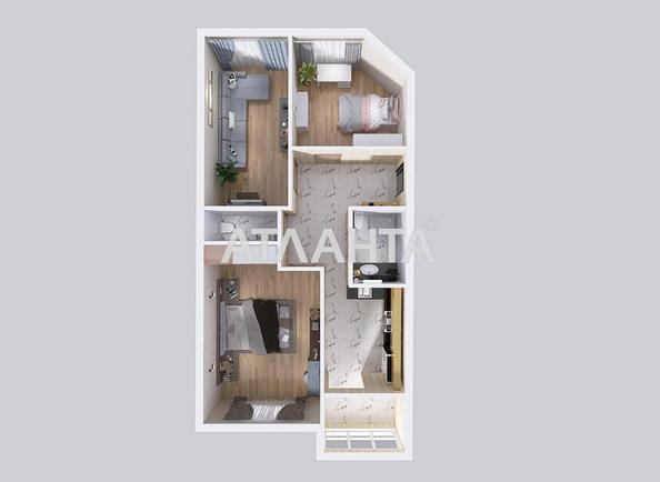 3-кімнатна квартира за адресою вул. Відпочинку (площа 76,8 м²) - Atlanta.ua - фото 11