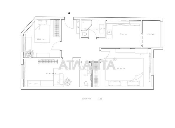 3-кімнатна квартира за адресою вул. Відпочинку (площа 76,8 м²) - Atlanta.ua - фото 15