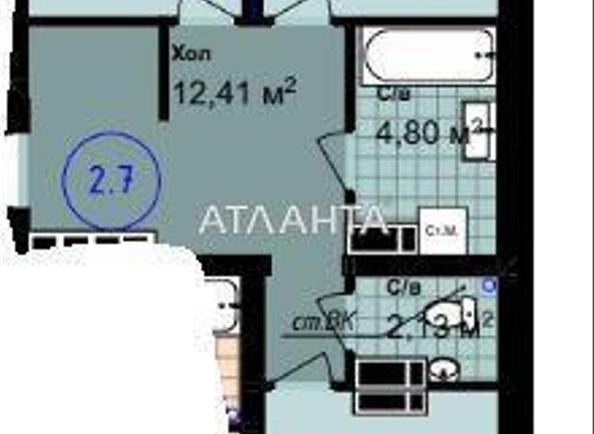 2-кімнатна квартира за адресою вул. Сахарова (площа 67,7 м²) - Atlanta.ua - фото 2