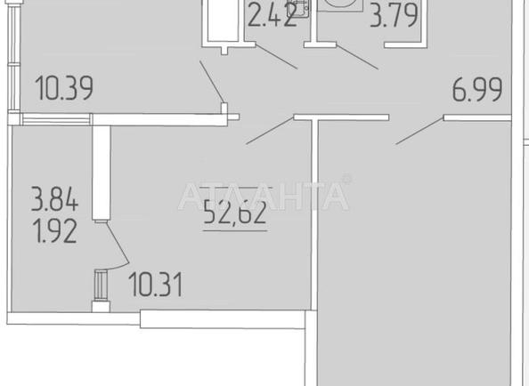 1-room apartment apartment by the address st. Krasnova (area 53 m²) - Atlanta.ua - photo 2