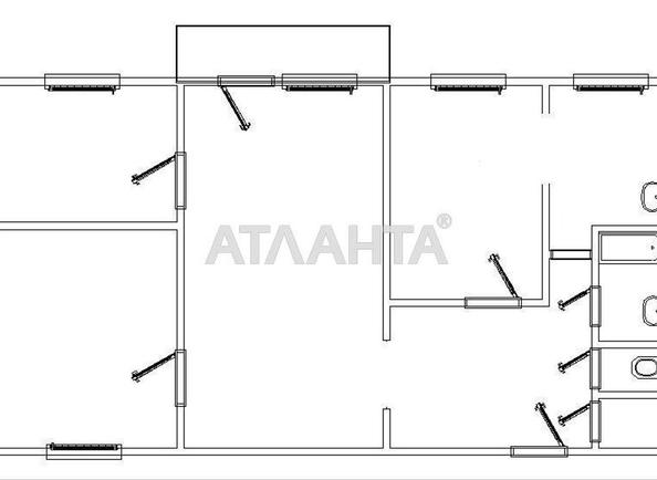 Багатокімнатна квартира за адресою Добровольського пр. (площа 65,4 м²) - Atlanta.ua - фото 9