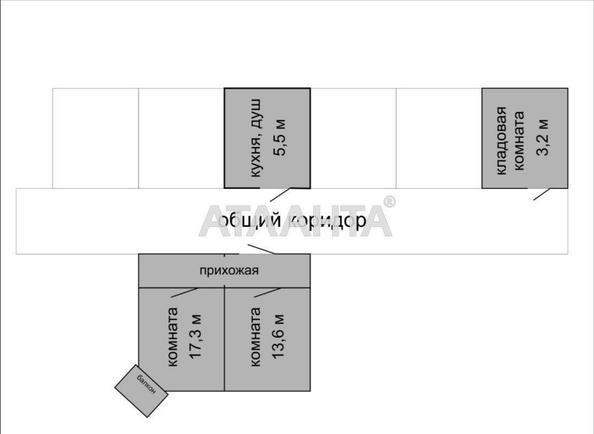 Room in dormitory apartment by the address st. Evropeyskaya Ekaterininskaya (area 31 m²) - Atlanta.ua - photo 8