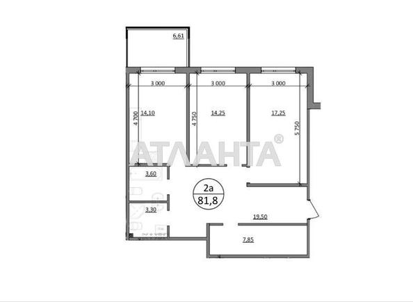 2-кімнатна квартира за адресою вул. Зелена бічна (площа 81,8 м²) - Atlanta.ua - фото 2
