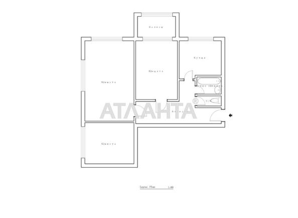 3-кімнатна квартира за адресою вул. Наукова (площа 56 м²) - Atlanta.ua - фото 16