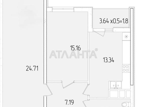 2-кімнатна квартира за адресою вул. Краснова (площа 65,5 м²) - Atlanta.ua - фото 9