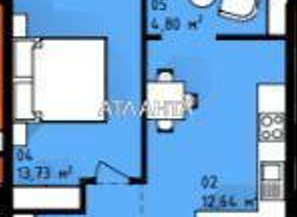 1-кімнатна квартира за адресою Дніпропетровська дор. (площа 45,3 м²) - Atlanta.ua - фото 2