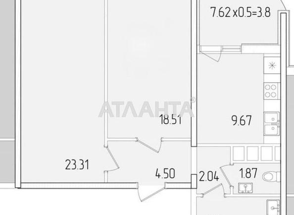 3-кімнатна квартира за адресою вул. Краснова (площа 68,3 м²) - Atlanta.ua - фото 34