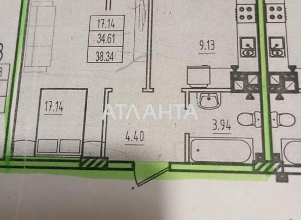 1-кімнатна квартира за адресою вул. Будівельна (площа 38,5 м²) - Atlanta.ua - фото 2