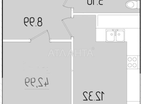 1-кімнатна квартира за адресою вул. Краснова (площа 43 м²) - фото 8 1-кімнатна квартира за адресою вул. Краснова (площа 43 м²) - Atlanta.ua - фото 8