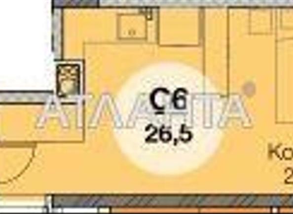 1-room apartment apartment by the address st. Shkolnaya (area 26,7 m²) - photo 6 1-room apartment apartment by the address st. Shkolnaya (area 26,7 m²) - Atlanta.ua - photo 6