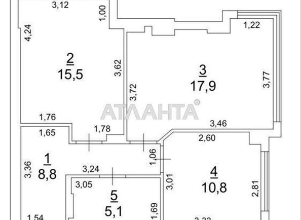 2-комнатная квартира по адресу ул. Марсельская (площадь 60 м²) - фото 10 2-комнатная квартира по адресу ул. Марсельская (площадь 60 м²) - Atlanta.ua - фото 10