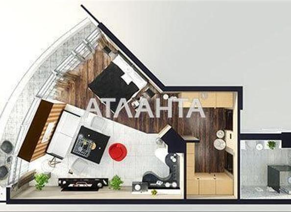 1-кімнатна квартира за адресою вул. Гагарінське плато (площа 41 м²) - Atlanta.ua - фото 3