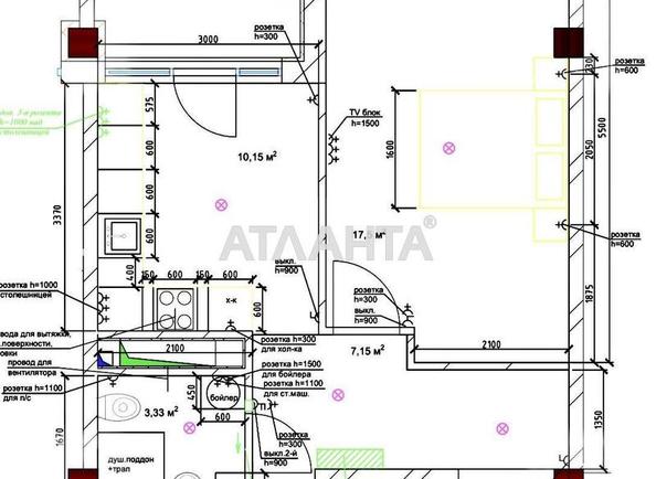 1-room apartment apartment by the address st. Sofievskaya Korolenko (area 40,7 m²) - photo 8 1-room apartment apartment by the address st. Sofievskaya Korolenko (area 40,7 m²) - Atlanta.ua - photo 8