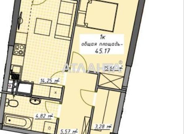 1-кімнатна квартира за адресою Курортний пров. (площа 46 м²) - Atlanta.ua - фото 7