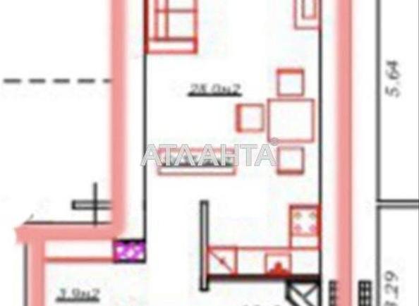 1-room apartment apartment by the address st. Khantadze per (area 32,7 m²) - Atlanta.ua - photo 5