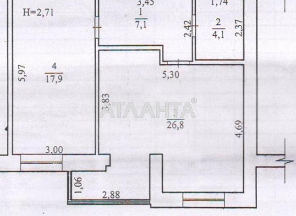 2-rooms apartment apartment by the address st. Sakharova (area 55,9 m²) - photo 6 2-rooms apartment apartment by the address st. Sakharova (area 55,9 m²) - Atlanta.ua - photo 6