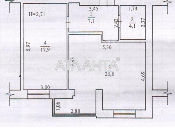 2-комнатная квартира по адресу ул. Сахарова (площадь 55,9 м²) - фото 10 2-комнатная квартира по адресу ул. Сахарова (площадь 55,9 м²) - Atlanta.ua - фото 10