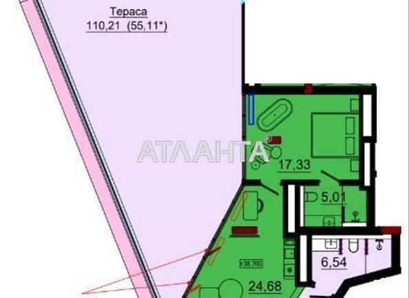 3-комнатная квартира по адресу ул. Аркадийская Аллея (площадь 125,8 м²) - Atlanta.ua - фото 4