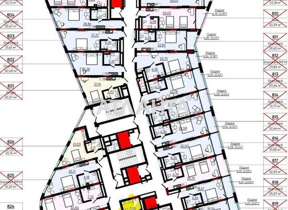 1-кімнатна квартира за адресою вул. Аркадійська Алея (площа 39,4 м²) - Atlanta.ua - фото 5