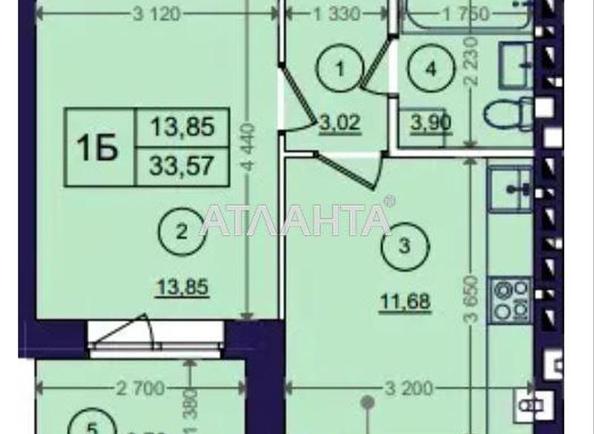 1-room apartment apartment by the address st. Promyshlennaya (area 34 m²) - photo 5 1-room apartment apartment by the address st. Promyshlennaya (area 34 m²) - Atlanta.ua - photo 5