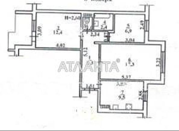 3-rooms apartment apartment by the address st. Bocharova gen (area 64 m²) - photo 11 3-rooms apartment apartment by the address st. Bocharova gen (area 64 m²) - Atlanta.ua - photo 11