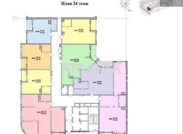 1-room apartment apartment by the address st. Franko Ivana (area 41,7 m²) - photo 11 1-room apartment apartment by the address st. Franko Ivana (area 41,7 m²) - Atlanta.ua - photo 11